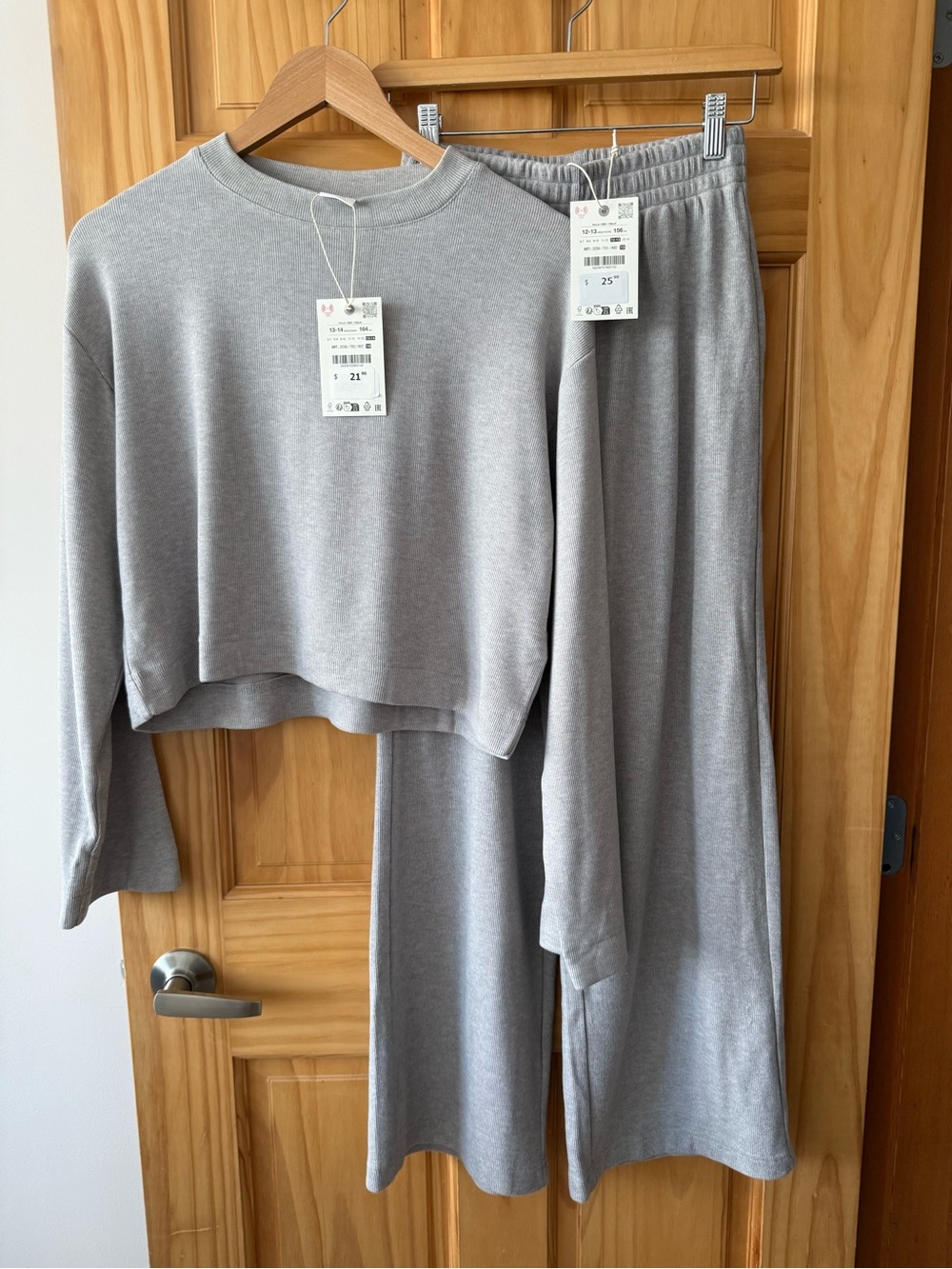 Zara Kids Gray Two-Piece Lounge Set